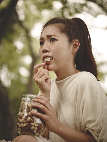 リス,動物,義歯,特殊メイク